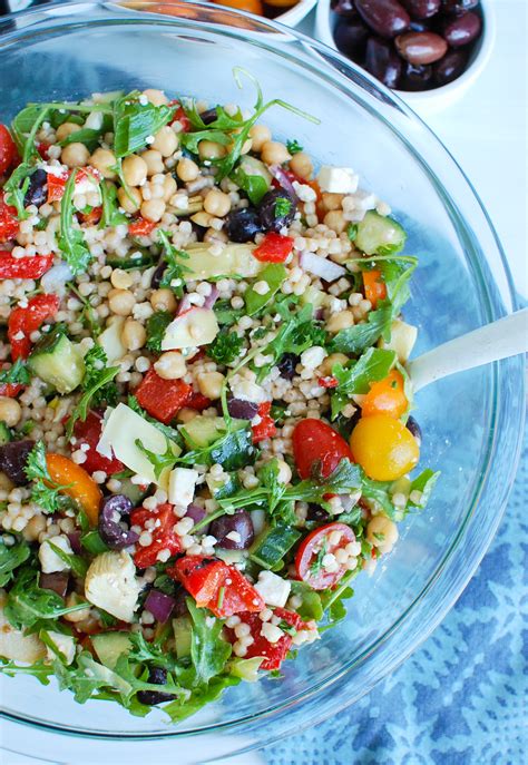 Roasting cherry tomatoes gives them an intense sweet. Mediterranean Couscous Salad Image 10 - A Cedar Spoon