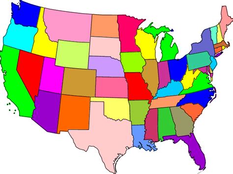 Usa Blank Map Clipart Best