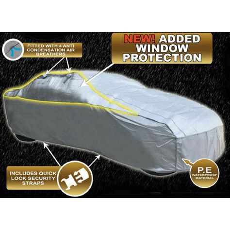 When pieces of hail hit the metal on cars/trucks it can hit hard enough that it will cause dents. Premium Top Window Car Cover 2 in 1 Hail Cover Car Cover ...