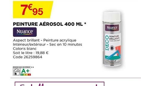 We did not find results for: Offre Peinture Aérosol 400 Ml Nuance chez Bricomarche