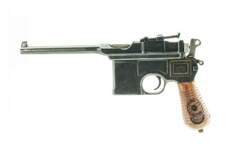 Mauser C96 9mm Semi Auto Pistol Red 9 Online Gun Auction