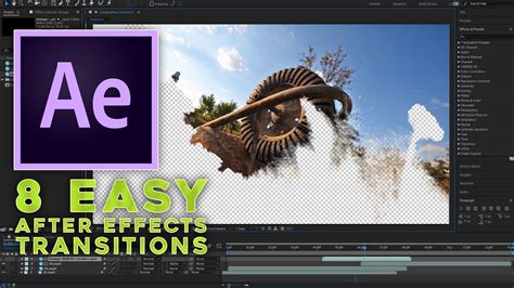 8 Easy And Spectacular After Effects Transitions Motion Graphics