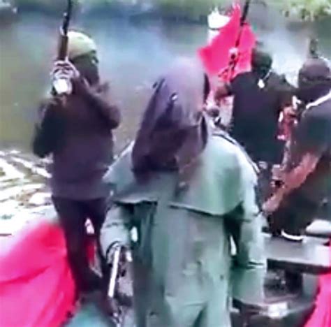 Breaking Unknown Masked Gunmen Declare Support For Tinubu Pics Politics Nigeria