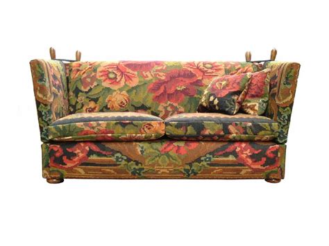 Greenwich High Arm Fixed Back Sofa In Kilim Settle Home