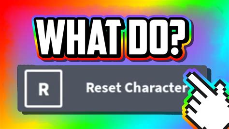 What Does Reset Character Do In Roblox How To Reset Character In