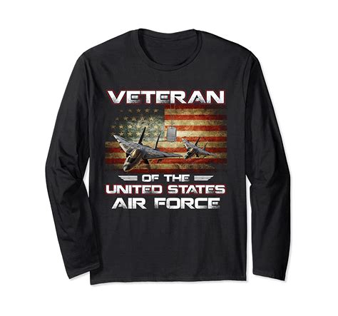 Air Force Veteran T Shirt Veteran Day Tshirt For Men Women Long Sleeve