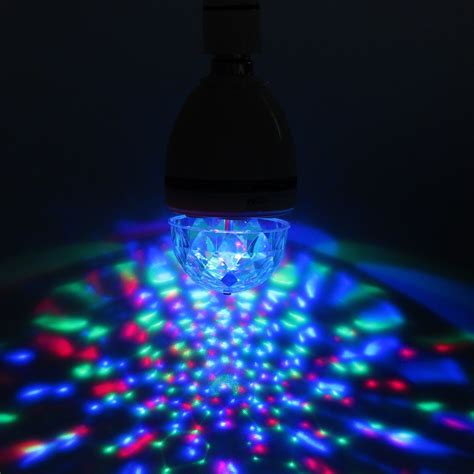 Multi Coloured Kaleidoscope Party Light Bulb