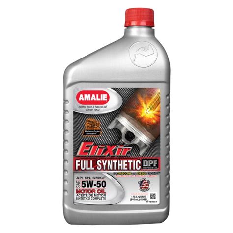 Amalie Oil 160 75716 56 Elixir Sae 5w 50 Synthetic Motor Oil 1