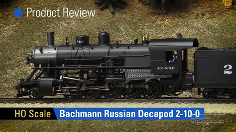 Video Bachmann Trains Ho Scale Russian Decapod 2 10 0 Steam Locomotive