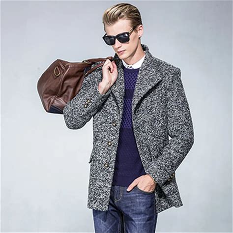 2015 New Arrival Fashion Brand Winter Style Mens Jackets Mens Single