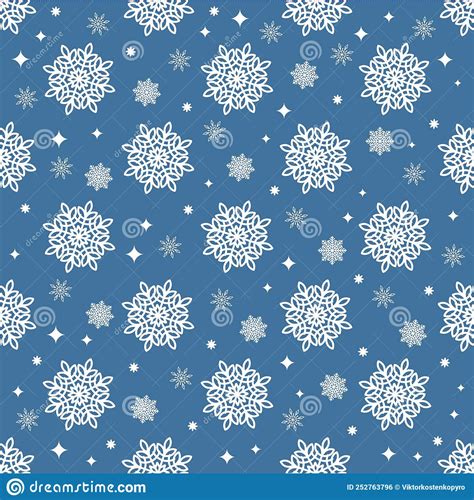 Winter Background Christmas Pattern Seamless Background Vector