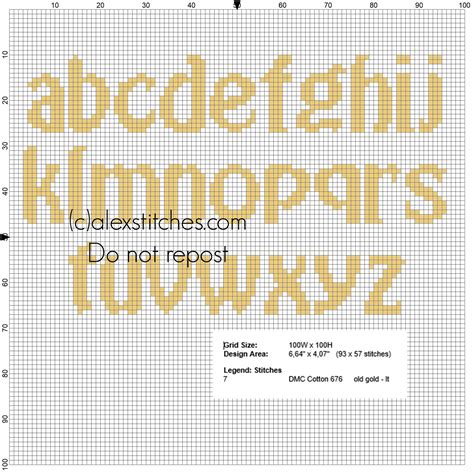 A counted cross sch alphabet chart vine craftore. Lowercase cross stitch alphabet for names with Minions ...