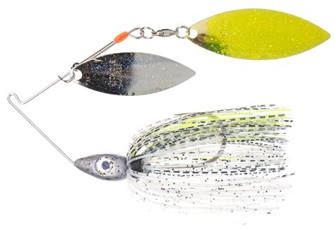 Metal Flake Spinnerbait Double Willow Nichols Lures