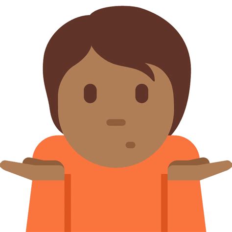 Person Shrugging Emoji Clipart Free Download Transparent Png Creazilla