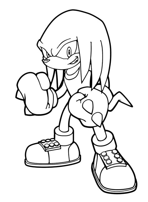 Sonic The Hedgehog Boom Coloring Pages Free Colouring Page For Kids