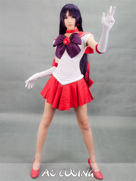Sailor Moon Hino Rei Cosplay Costume