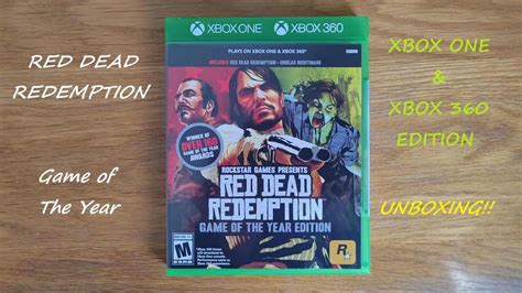 Red Dead Redemption Xbox One And Xbox 360 Game Of The Year Edition