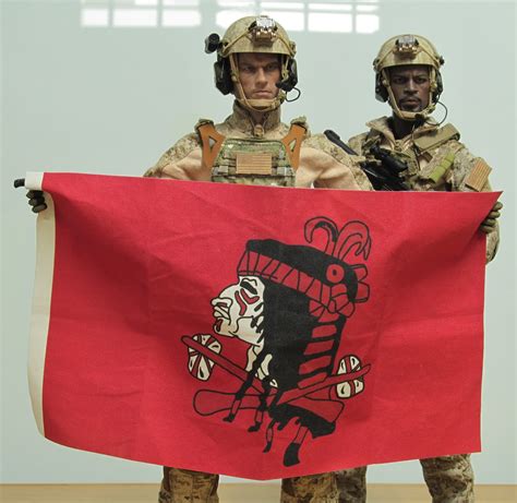 Modern War 1990s To Present Devgru Red Squadron Team Flag One