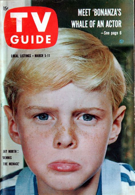 Jay North Of Dennis The Menace March 5 11 1960 History Of Television