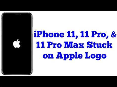 The final method you have for recovering your device and getting it back into. iPhone 11, 11 Pro, 11 Pro Max Stuck on Apple Logo (Fixed ...