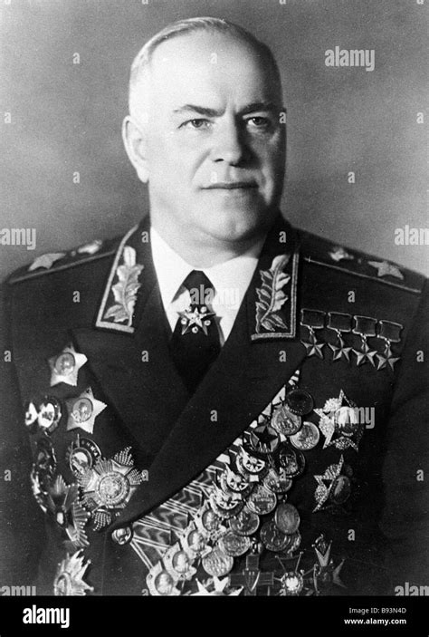 Georgy Zhukov Marshal Of The Soviet Union Stock Photo Royalty Free