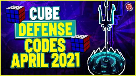All New Cube Defense Working Codes For April 2021 Roblox Secret