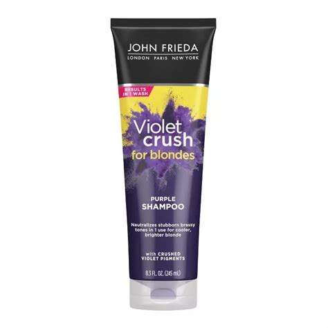 John Frieda Violet Crush Purple Shampoo Best Purple Shampoo For