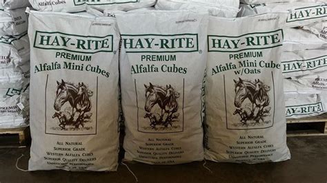 New Hay Rite Alfalfa Premium Cubes Steinhausers