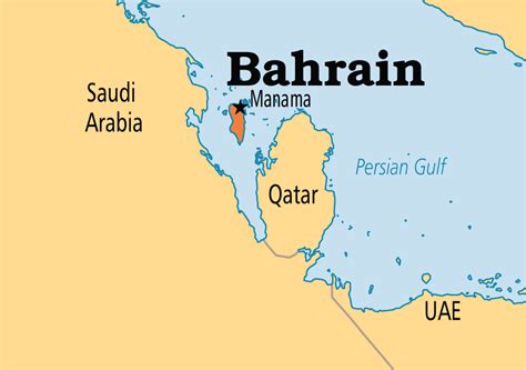 País de la isla mapa do bahrein. Bahrain: Shiite demonstrations brutally suppressed ...