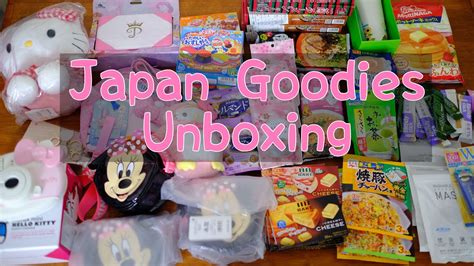 Japan Goodies Unboxing Youtube