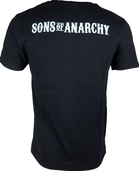 Sons Of Anarchy Big Skull Black TShirt - pumpheadgear | Black tshirt, Long sleeve tshirt men 