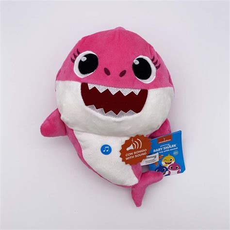 Baby Shark Plush With Sound Nickelodeon Pinkfong Soft Toy 30cm