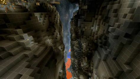 Minecraft 360 Pt 94 Worlds Biggest Ravine W Huge Terraformed Wall