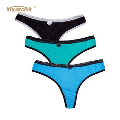 youregina women string seamless underwear sexy thongs panties cotton tanga sexy mujer woman