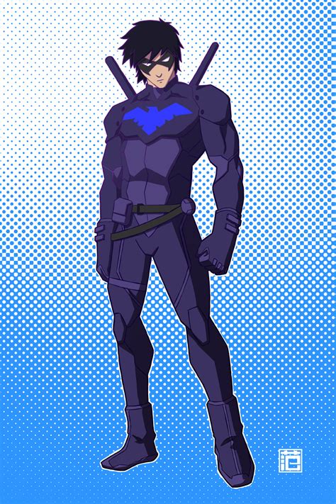 Young Justice Nightwing By Kawoninja On Deviantart
