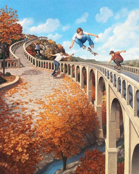 Surreal Optical Illusion Paintings By Rob Gonsalves 3 Twistedsifter
