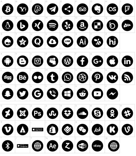 Font 100 Icons Font Download