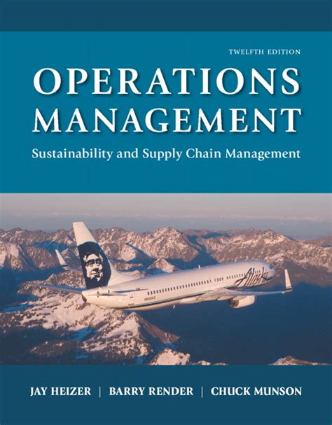 To conversion of input to output but also deals with transportation, storage, preservation and quality production and operation management. Test Bank for Operations Management Sustainability and ...