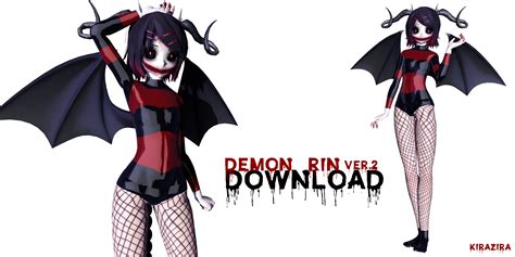 Mmd Tda Rin Demon Ver2 Dl By Kirazira On Deviantart