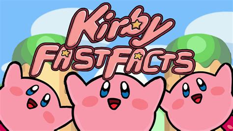 Kirby Fast Facts Nintendo Masahiro Sakurai Youtube