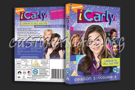 icarly season 1 volume 1 dvd cover dvd covers and labels by customaniacs id 118354 free