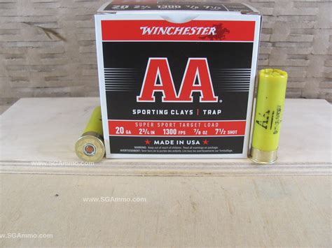 Round Box Gauge Inch Ounce Shot Winchester Aa