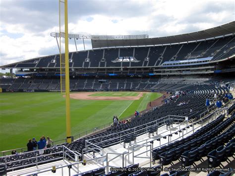 Seat View From Section 207 At Kauffman Stadium Kansas City Royals