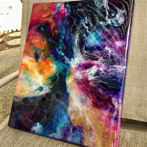 Art Resin Resin Painting Large Abstract Painting Canvas Painting