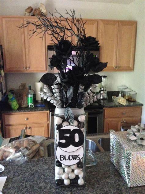 Hitting 40 is a big milestone, so make sure you pick out the perfect present for their 40th birthday! 50th birthday table centerpiece ideas for men | 736px ...