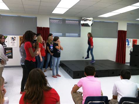 Port St Lucie High St Lucie West K8 Students Partner For Drama