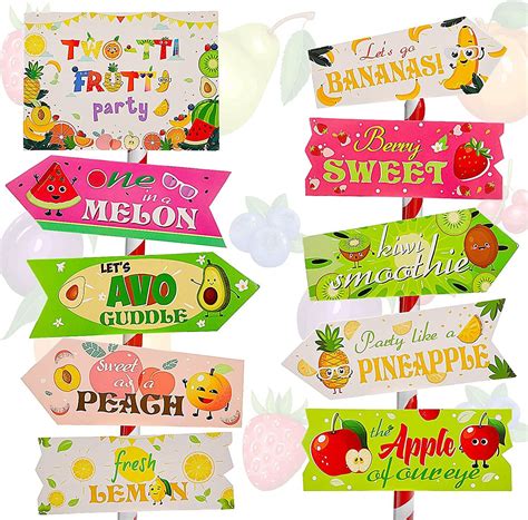 Buy 20 Pieces Twotti Frutti Party Sign Frutti Party Themed Directional
