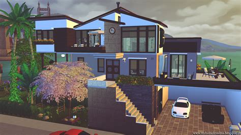 The Sims 4 Japanese Modern House Request Sims 4 Häuser