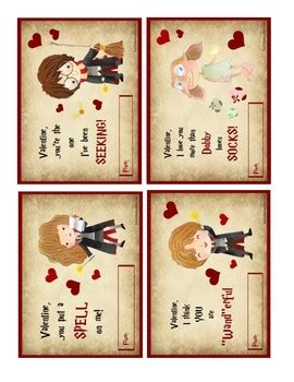 The 18 best valentine's day cards for the harry potter addict in your life. Printable Harry Potter Valentines Cards by Nourishing My Scholar