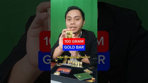 100 Gram Gold Bar Youtube